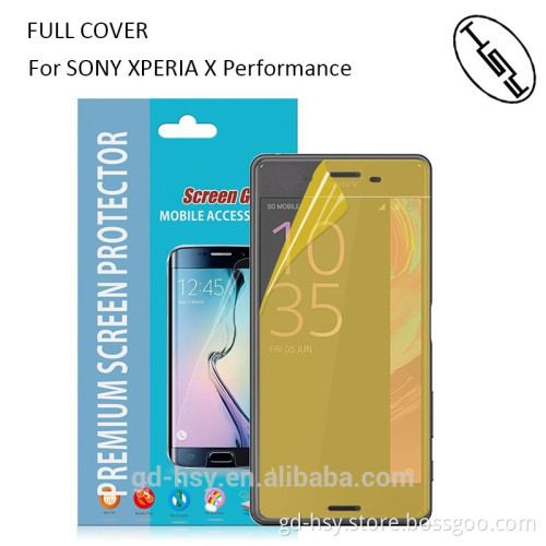 For Sony Xperia x performance TPU Film Guard Ultra Slim Clear Screen Shield,for Sony Xperia x performance TPU screen protector
